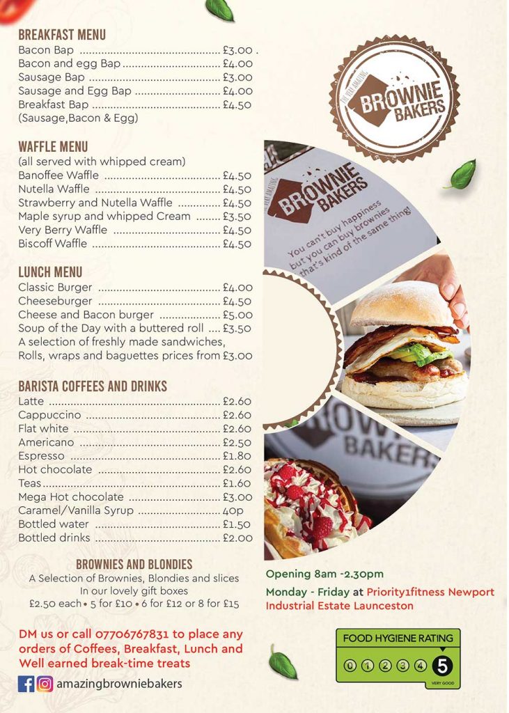 Brownie Price List leaflet