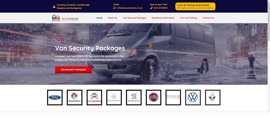 Main Uk auto locks homepage
